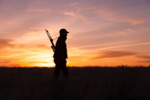 Home Armfish caccia cacciatore al tramonto